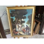Средна картина масло на платно Испания - 3679